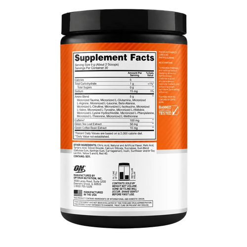 Amino Energy 30 Servicios