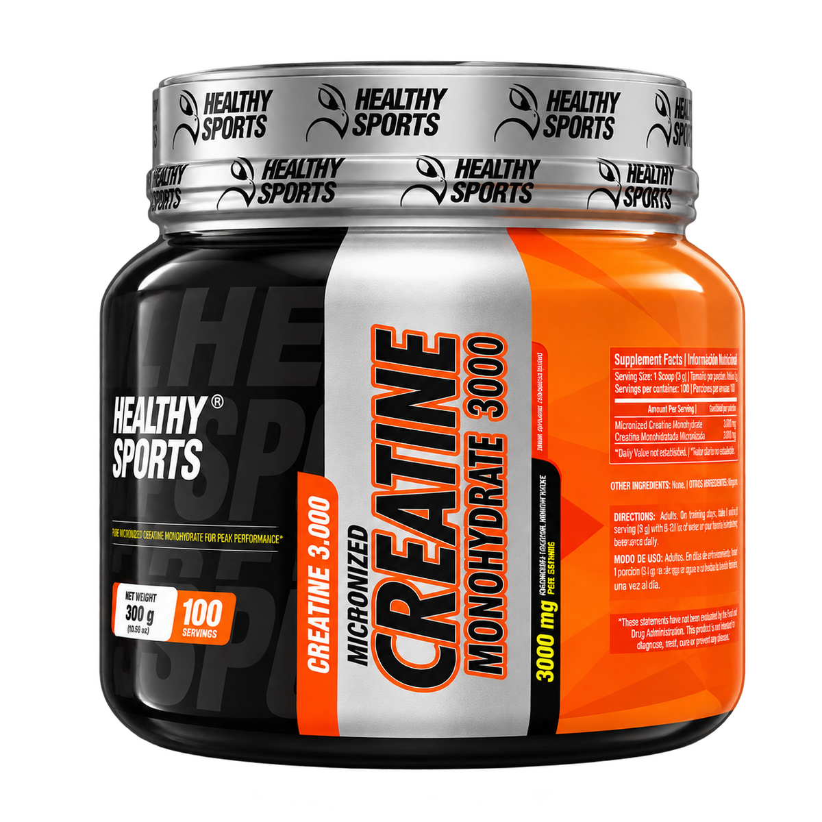 Creatine Monohidratada  100 Servicios