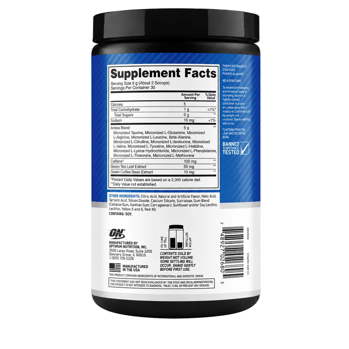 Amino Energy 30 Servicios